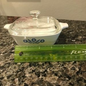 Petite corningware cornflower